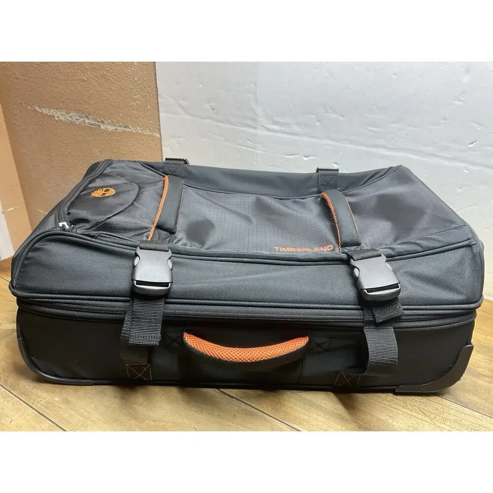 Timberland Twin Mountain Rolling Wheeled Upright Carry-On Duffle Suitcase